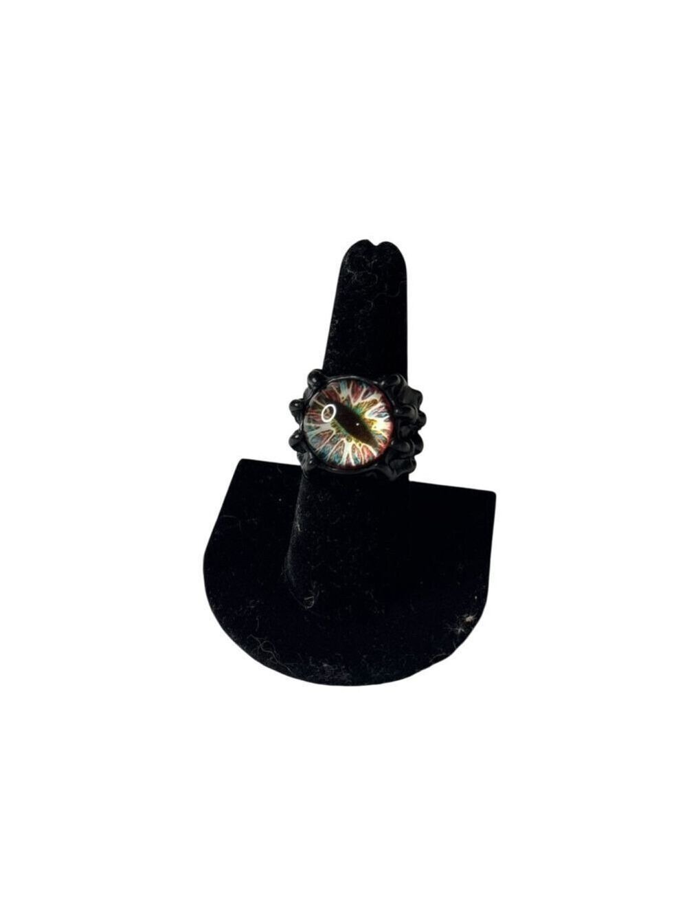 Women's Unbranded Ring One Size Black Multi-color Eye Design